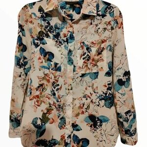 Attention Flowered Blouse XS